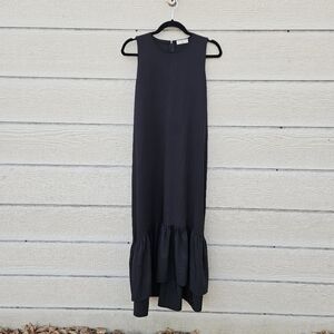 retrokid black sleeveless maxi dress size 15-16Y